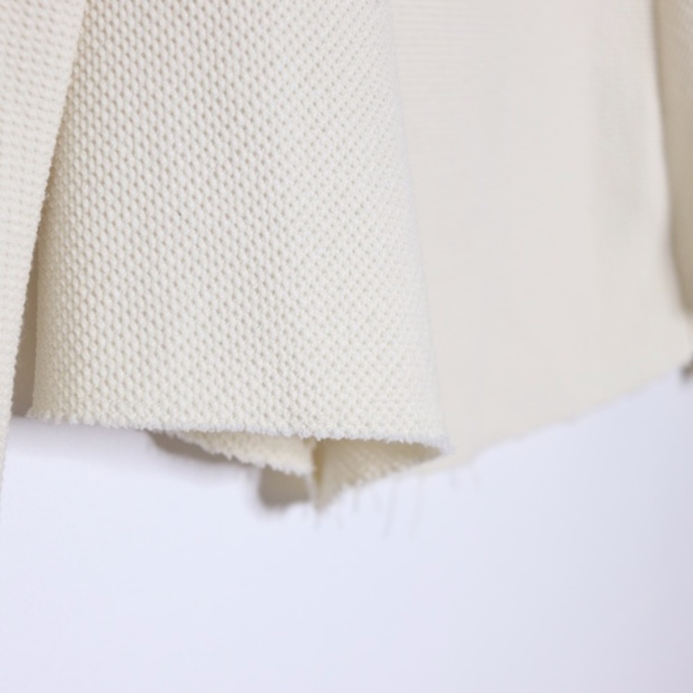 Zara Women's Waffle Textured Long Sleeve Zip Top S - Picture 6 of 8